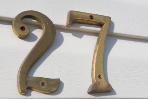 Old house numbers